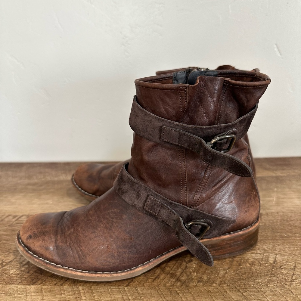 Paul Green Austria Brown Burnished
Leather Biker Motorcycle Boot Sz 8.5 US - Picture 11 of 16